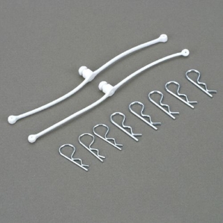 Picture of Du-Bro 2246 White Body Klip Retainer (2-Pack)