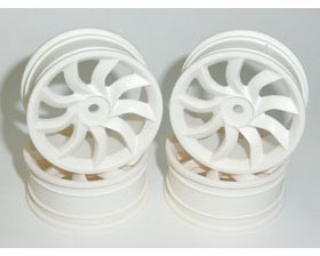 Picture of SPEEDMIND Turbine-Blade Racing Wheel 24mm White 0-offset 4 p GT 504W