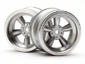 Picture of HPI #3820 - VINTAGE 5 SPOKE WHEEL 31mm MATTE CHROME 6mm OFFSET