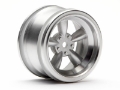 Picture of HPI #3820 - VINTAGE 5 SPOKE WHEEL 31mm MATTE CHROME 6mm OFFSET