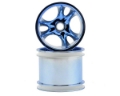 Picture of RPM 81535 Clawz Blue Chrome Wheel Associated Trucks Front(2pcs)