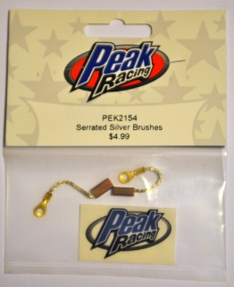 Picture of Peak Racing PEK2154 Serrated Silver Brushes